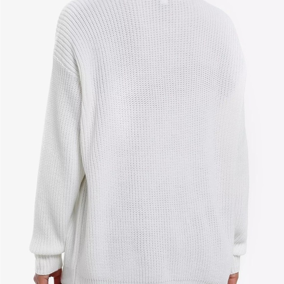 NWT Vintage-Style Cute Kitten Portrait Oversized Sweater - Picture 14 of 14